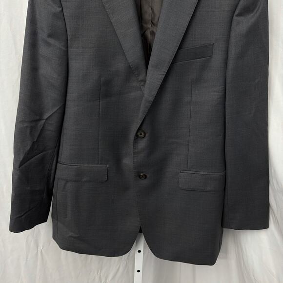 Lauren Ralph Lauren Blazer Mens 42R Slim Fit Sport Coat Wool Gray Jacket - Picture 7 of 11